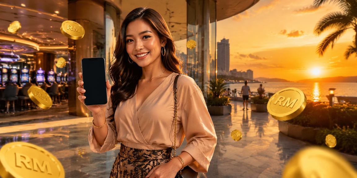 Aplikasi kasino 254 digunakan oleh pemain di Kota Kinabalu dengan paparan meja live